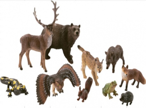 Figurines animaux de la forêt